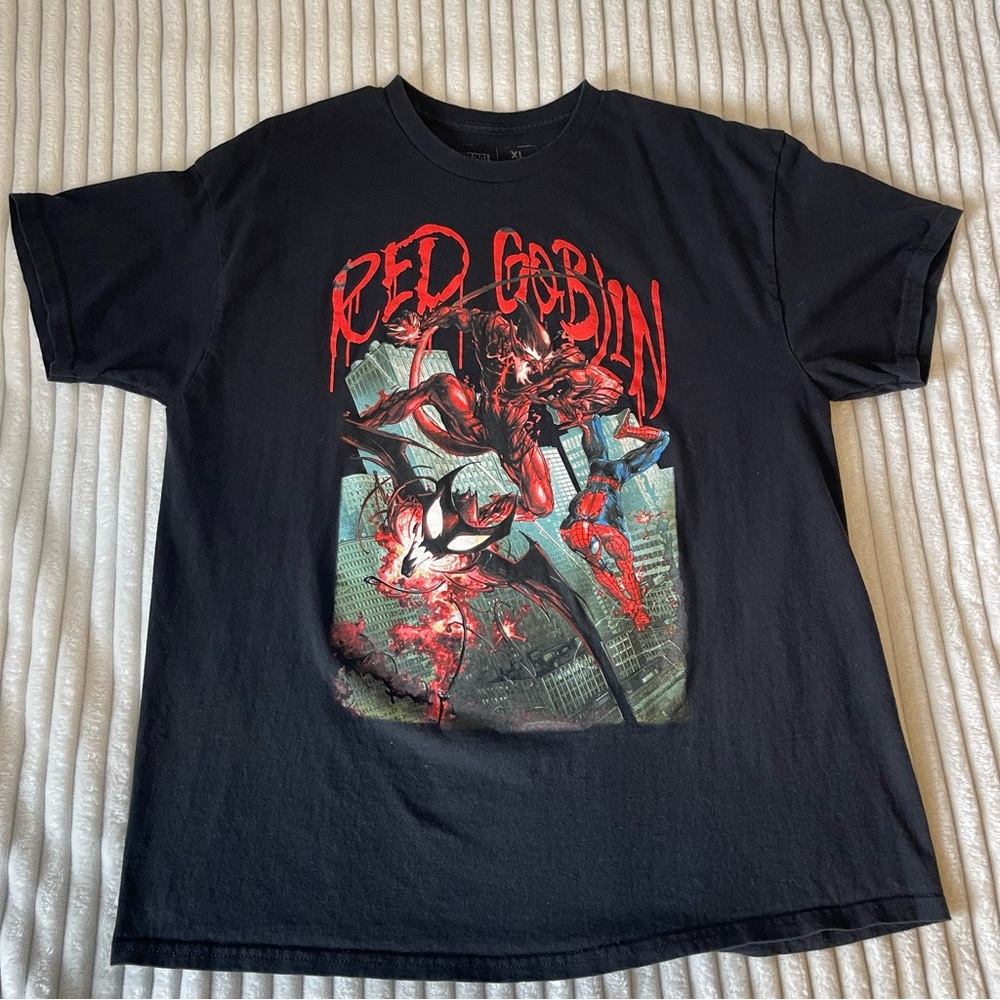 Rare Red Goblin Marvel Spiderman Comics Tshirt Men’s XL Short Sleeve